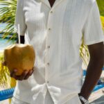 ensemble chemise short homme texturé san kod