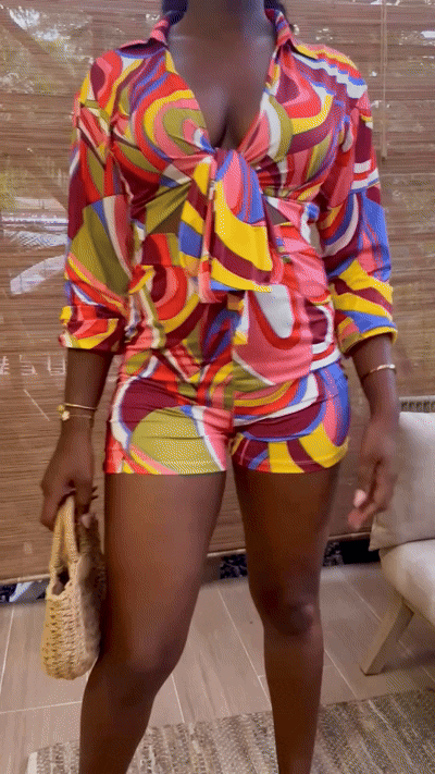 ZÉPIS • Ensemble top noué et short