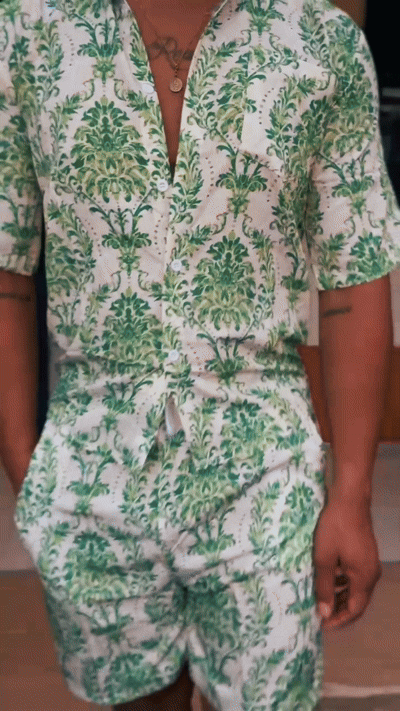 PLÉZI • Ensemble chemise et short imprimé