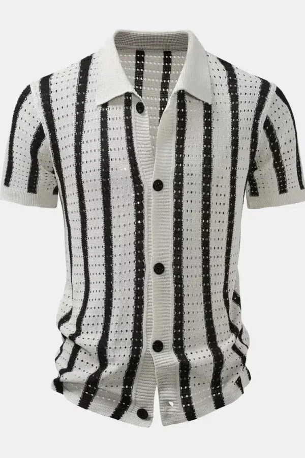 DOMINO • Ensemble chemise crochet et short