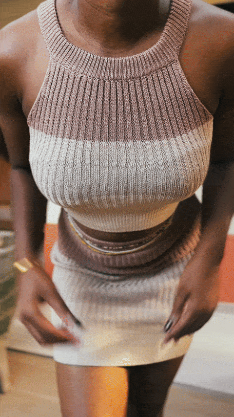 KANNÈL • Ensemble bustier et jupe
