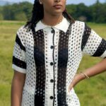 ensemble crochet femme chemise short san kod