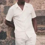 LIMYÈ • Ensemble chemise et short texturé - Écru