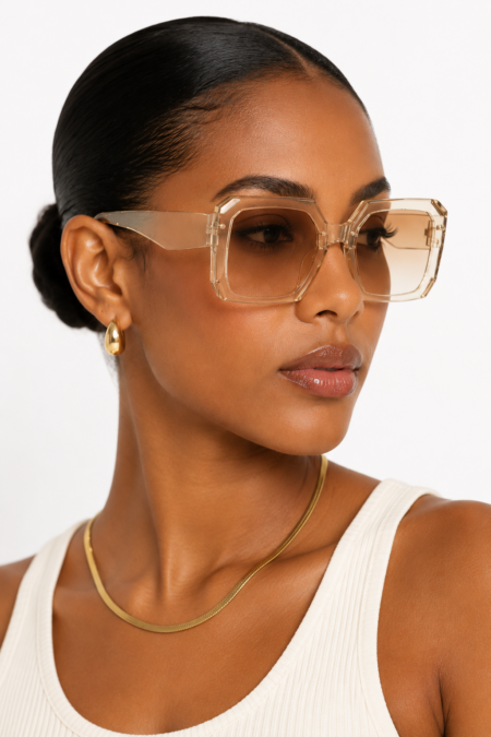 SOLÉA • Lunettes de soleil femme – Champagne