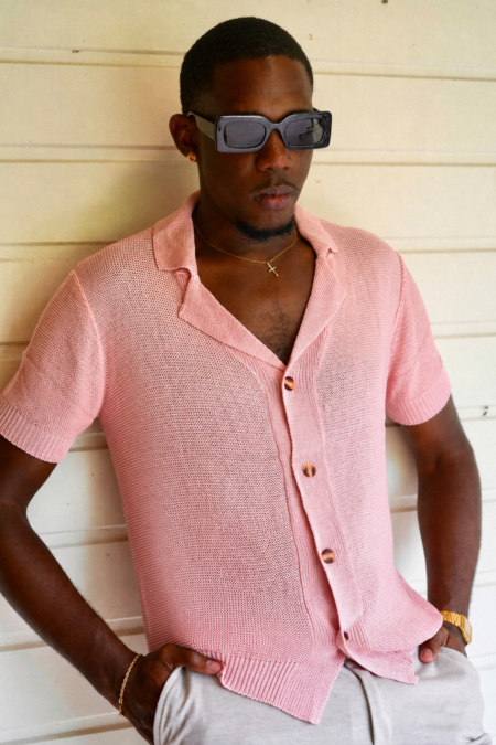 WOZÉ • Chemise en maille texturée