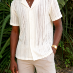 NIAJ • Chemise en maille texturée