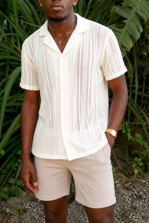 NIAJ • Chemise en maille texturée