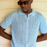 RIVAJ • Chemise en maille texturée